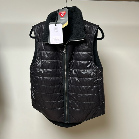 Varley ellis reversible quilt gilet black